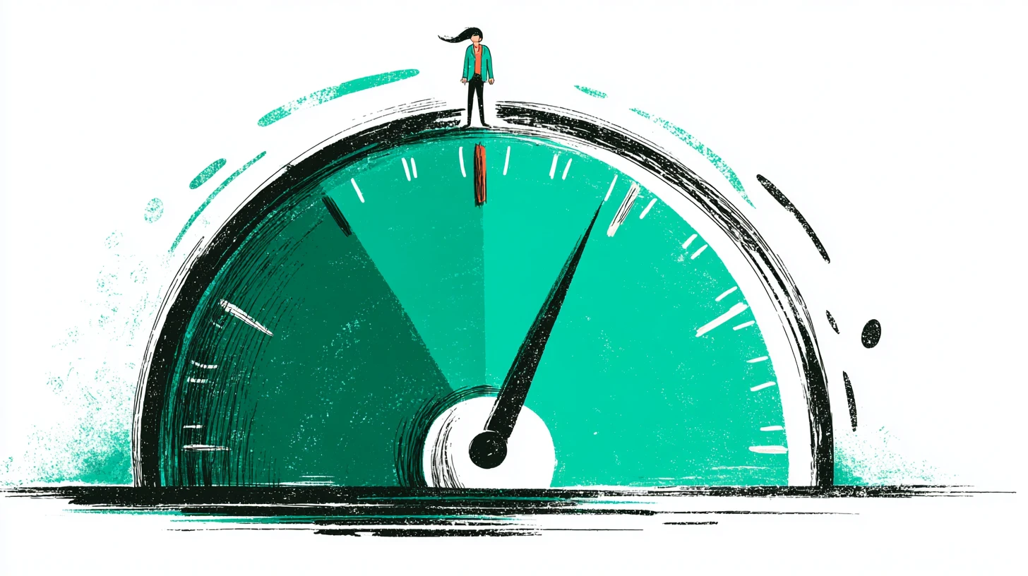 Credit score gauge